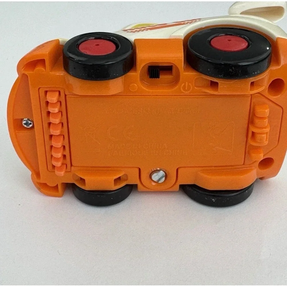 Vtech Go Go Smart Wheels Race Car White Orange Electronic Toddler Toy Vehicle